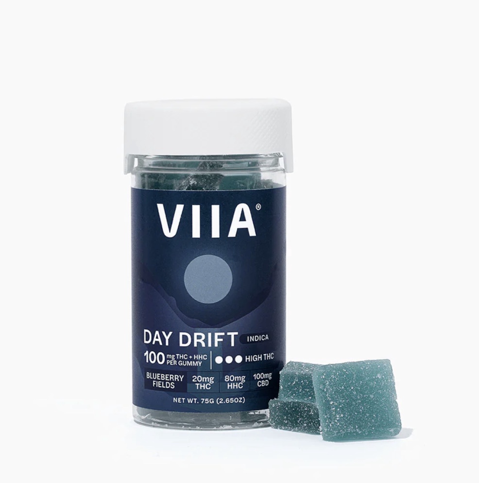 VIIA | Gummies | Day Drift | THC + HHC + CBD | Indica |100mg